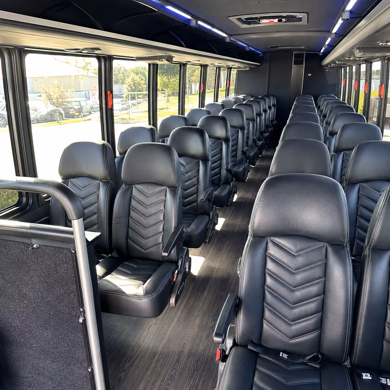 25 passenger minibus interior