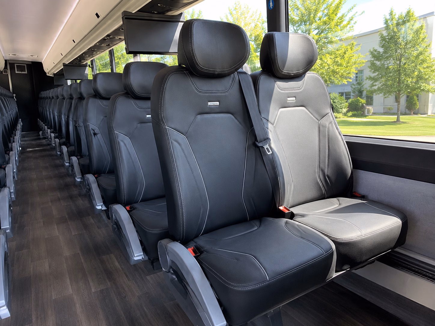 buses for bridal party transportation across topeka